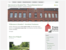 Tablet Screenshot of grundschule-kamper-weg.de